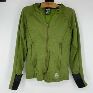 Loki Gear Tech Hoodie With Face Mask & Versacuff Size Small Full Zip Stretch